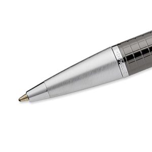 Parker IM Premium Deep Gun Metal Chiseled, Ballpoint Pen with Medium Black refill (S0908720)