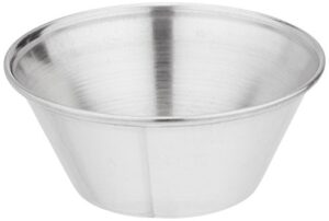 winco scp-15 stainless steel sauce cup, 1.5-ounce, medium