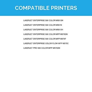 LD Products Remanufactured Toner Cartridge Replacement for HP 507A 507X CE401A (Standard Yield, Cyan) Compatible with Laserjet Enterprise M551n M551dn M551xh M570dw M570dn M575c M575dn M575f