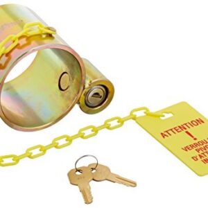 RoadPro RPKPSL3 Standard Duty King Pin Lock with 2 Keys, Silver