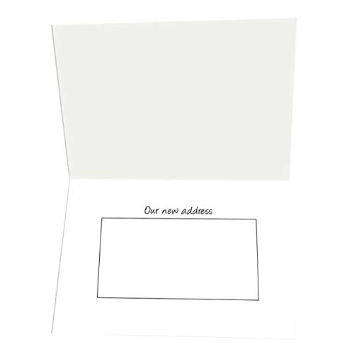 Stonehouse Collection - We've Moved Change of Address Card Pack - 18 Cards & Envelopes - 5x7 Folded Cards - USA Made