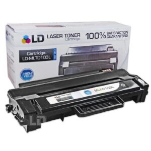 ld compatible toner cartridge replacement for samsung mlt-d103l high yield (black)