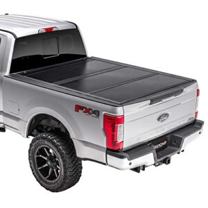 undercover flex hard folding truck bed tonneau cover | fx21012 | fits 1999 - 2007 ford f-250/350 super duty 6' 9" bed (81")