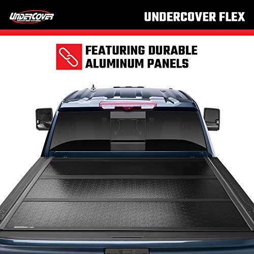 UnderCover Flex Hard Folding Truck Bed Tonneau Cover | FX11005 | Fits 2007 - 2013 Chevy/GMC Silverado/Sierra 1500 w/o bed caps 5' 9" Bed (69.3")