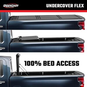 UnderCover Flex Hard Folding Truck Bed Tonneau Cover | FX41008 | Fits 2007 - 2021 Toyota Tundra w/ rail system 5' 7" Bed (66.7")