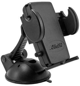 arkon windshield or dash car phone holder mount for iphone 12 11 xs xr x galaxy note 20 10 9 retail black
