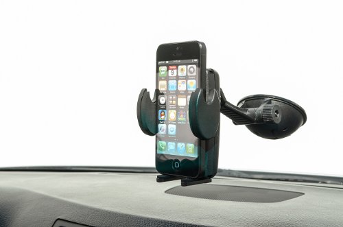 Arkon Windshield or Dash Car Phone Holder Mount for iPhone 12 11 XS XR X Galaxy Note 20 10 9 Retail Black