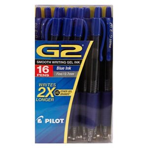 pilot g2 blue fine point - 16 pack