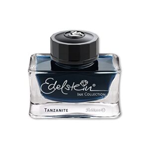 pelikan edelstein bottled ink for fountain pens, tanzanite, 50ml, 1 each (339226)