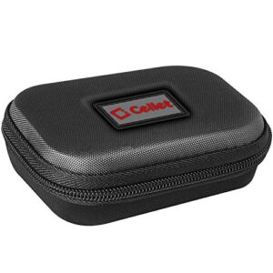 cellet portable travel compact eva case compatible for apple air pods air pods pro 2, air pod, bose earbuds galaxy buds2 pro, buds live, wired ear pieces, charging cables