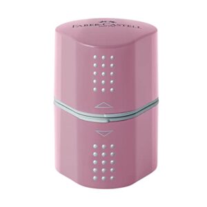 Faber-Castell Grip Trio Pencil Sharpener - Rose Shadows (Packaging May Vary)