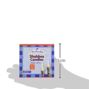 Yehuda 3 Hour Sabbath Candles, 12 ct