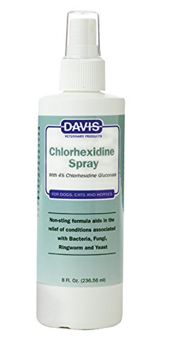 Davis Dog and Cat Chlorhexidine Spray, 4 Percent, 8-Ounce