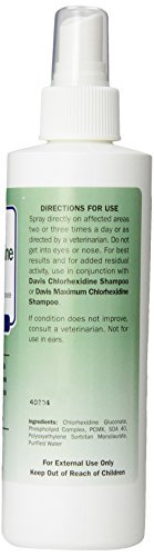 Davis Dog and Cat Chlorhexidine Spray, 4 Percent, 8-Ounce