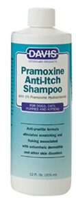 davis pramoxine anti-itch dog and cat shampoo, 12-ounce
