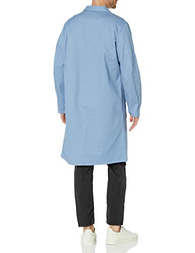 Bulwark FR-KEL2LB RG Men's FR Lab Coat, Light Blue, Small