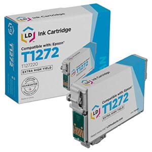 ld products compatible ink cartridge replacement for epson 127 t127220 extra high yield (cyan)