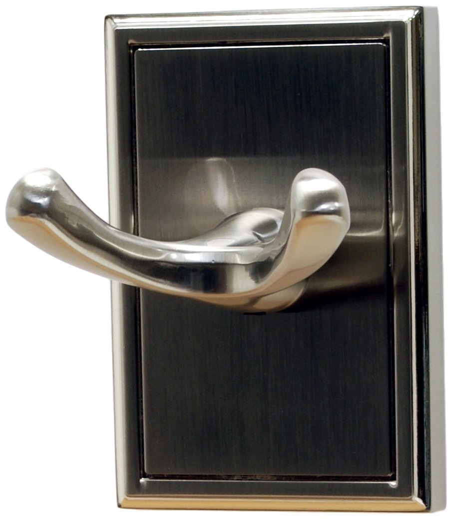 Residential Essentials 2503SN Hamilton Robe Hook, 3.75" x 2.5", Satin Nickel