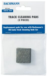 bachmann industries ho scale track cleaning replacement pads (2-pack)