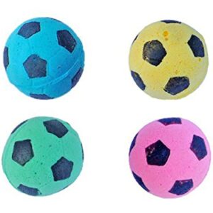 PETFAVORITES Foam Soccer Balls Cat Toys - Pack of 12