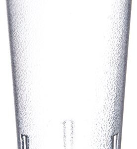 Carlisle FoodService Products Stackable Plastic Tumbler, 16 Ounce, Clear, (Pack of 24)