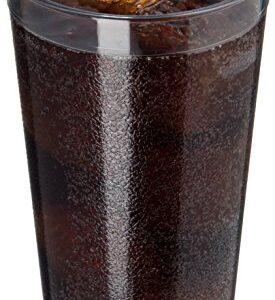 Carlisle FoodService Products Stackable Plastic Tumbler, 16 Ounce, Clear, (Pack of 24)