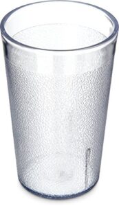 carlisle foodservice products plastic tumbler 9.5 ounces clear (pack of 24)