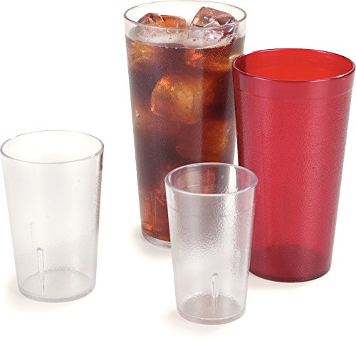 Carlisle FoodService Products Plastic Tumbler 9.5 Ounces Clear (Pack of 24)