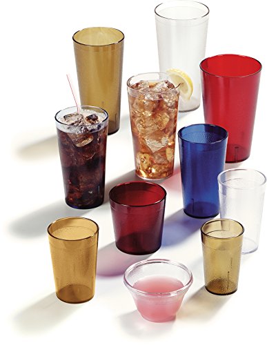 Carlisle FoodService Products Plastic Tumbler 9.5 Ounces Clear (Pack of 24)