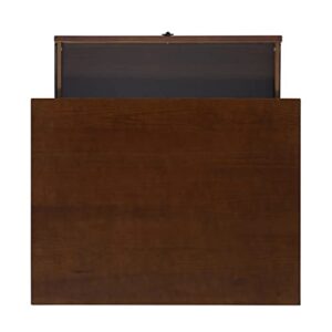 Linon Home Dcor Titian Laptop Desk, Antique Tobacco, 31.5" W x 24.02" D x 30" H