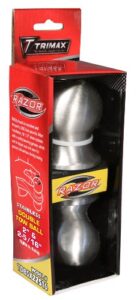trimax 2" & 2-5/16" double tow ball stainless steel tdbsx22516, box packaging