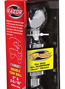 Trimax 2" & 2-5/16" Double Tow Ball Stainless Steel TDBSX22516, Box Packaging