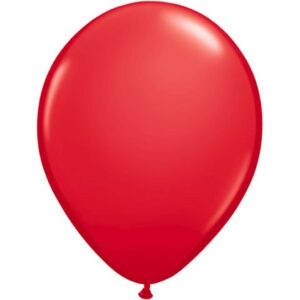 qualatex 5" red latex balloons (100ct)