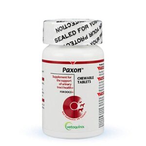 vetoquinol paxon cranberry urinary tract supplement for dogs to promote urinary and bladder health