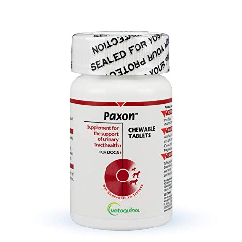 Vetoquinol Paxon Cranberry Urinary Tract Supplement for Dogs to Promote Urinary and Bladder Health