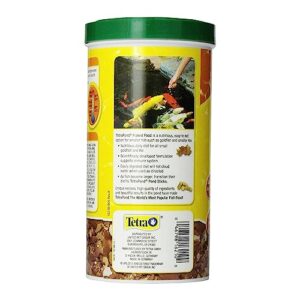 Flaked Fish Food for Small Goldfish and Koi with Premium Nutrition (2 Pack) (6.35-Ounce, 1-Liter) (2 Items)