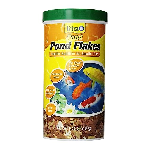 Flaked Fish Food for Small Goldfish and Koi with Premium Nutrition (2 Pack) (6.35-Ounce, 1-Liter) (2 Items)