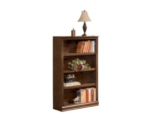 signature design by ashley hamlyn traditional 53" bookcase with 3 adjustable shelves, brown