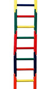 Prevue Pet Products Carpenter Creations Jointed Wood Ladder, 20", Multicolor (1140M)