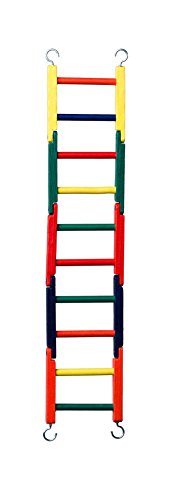 Prevue Pet Products Carpenter Creations Jointed Wood Ladder, 20", Multicolor (1140M)