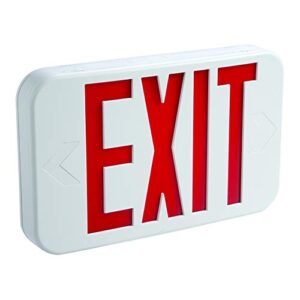 sure-lites apx7r integrated led exit sign, red