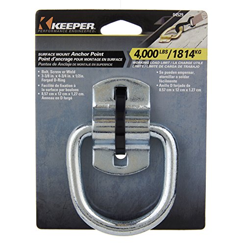 Keeper 04529 3-3/8" Surface Mount Hardware Anchor Ring