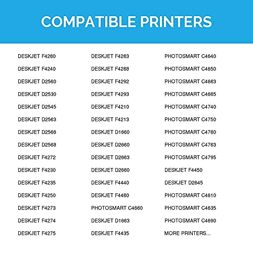 LD Products Remanufactured Compatible Ink Cartridge Replacement for HP 60 CC640WN (2 Pack - Black) Compatible with HP Photosmart, Envy e All-in-one, and Deskjet Printers