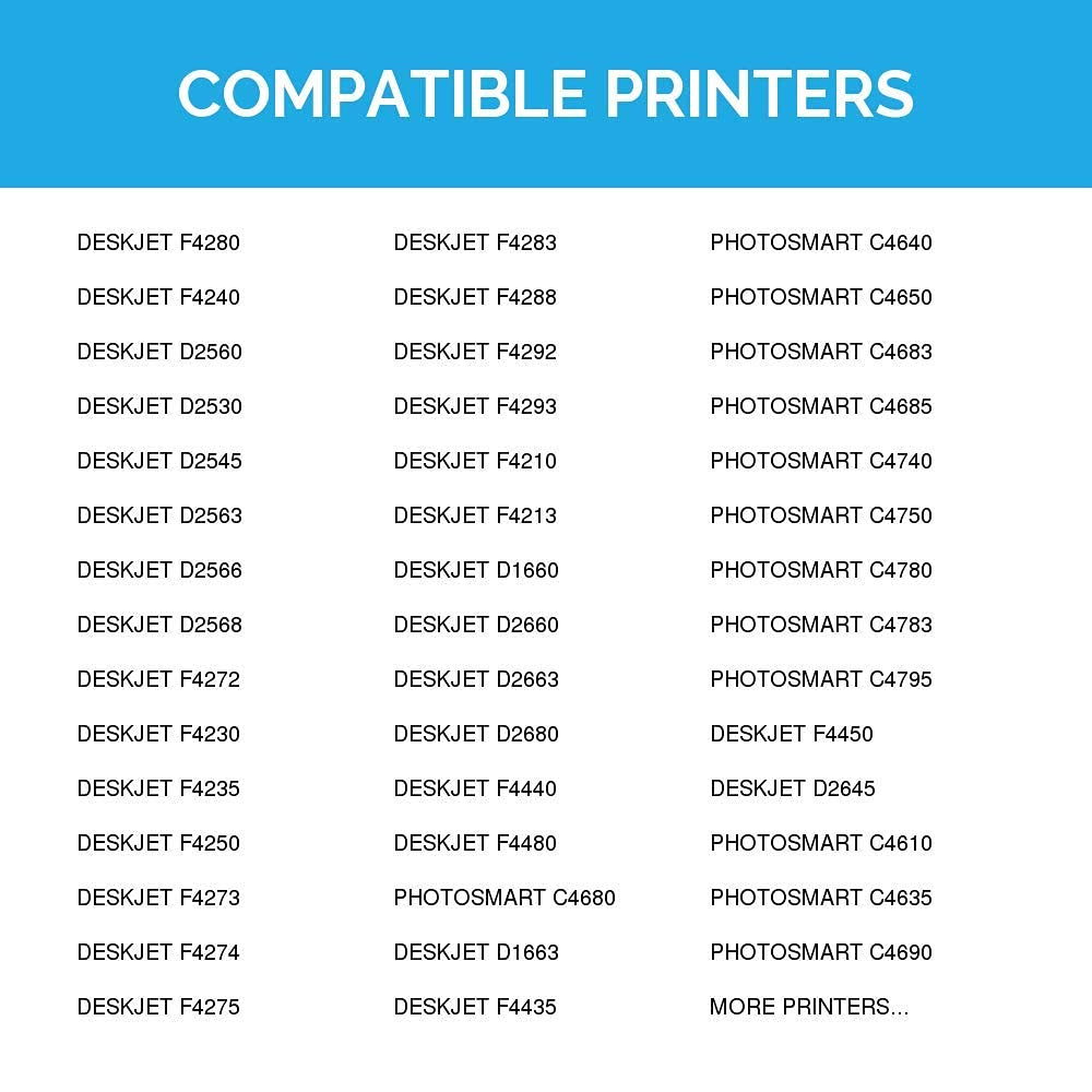 LD Remanufactured Ink Cartridge Replacement for HP 60XL CC644WN High Yield (Color, 2-Pack)