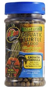 natural aquatic turtle food with growth formula