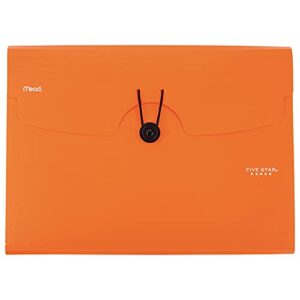five star 6-pocket expanding file, 13 x 9.38 inches, orange (72923)
