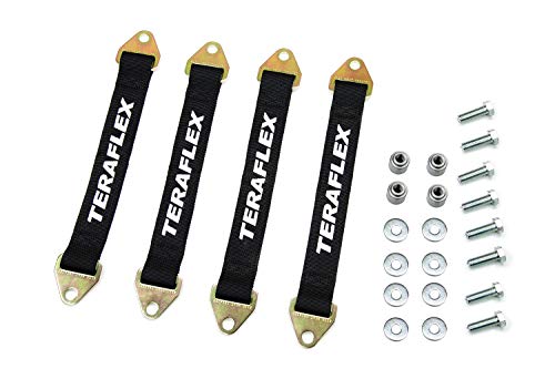 TeraFlex 4853100 JK Front and Rear Limit Strap Kit with Mounting Hardware