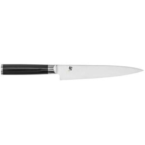 shun cutlery classic flexible fillet knife 7", ideal for filleting fish and trimming meat, authentic, handcrafted japanese filleting knife & meat trimming knife