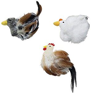 ethical pet products (spot) cso2829 feather birds catnip toy for cats, assorted (773402)