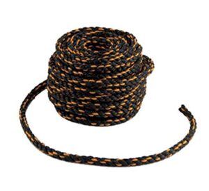 progrip 10098 california truck and auto rope for cargo tie down, transport and marine: 50' x 3/8", orange/black